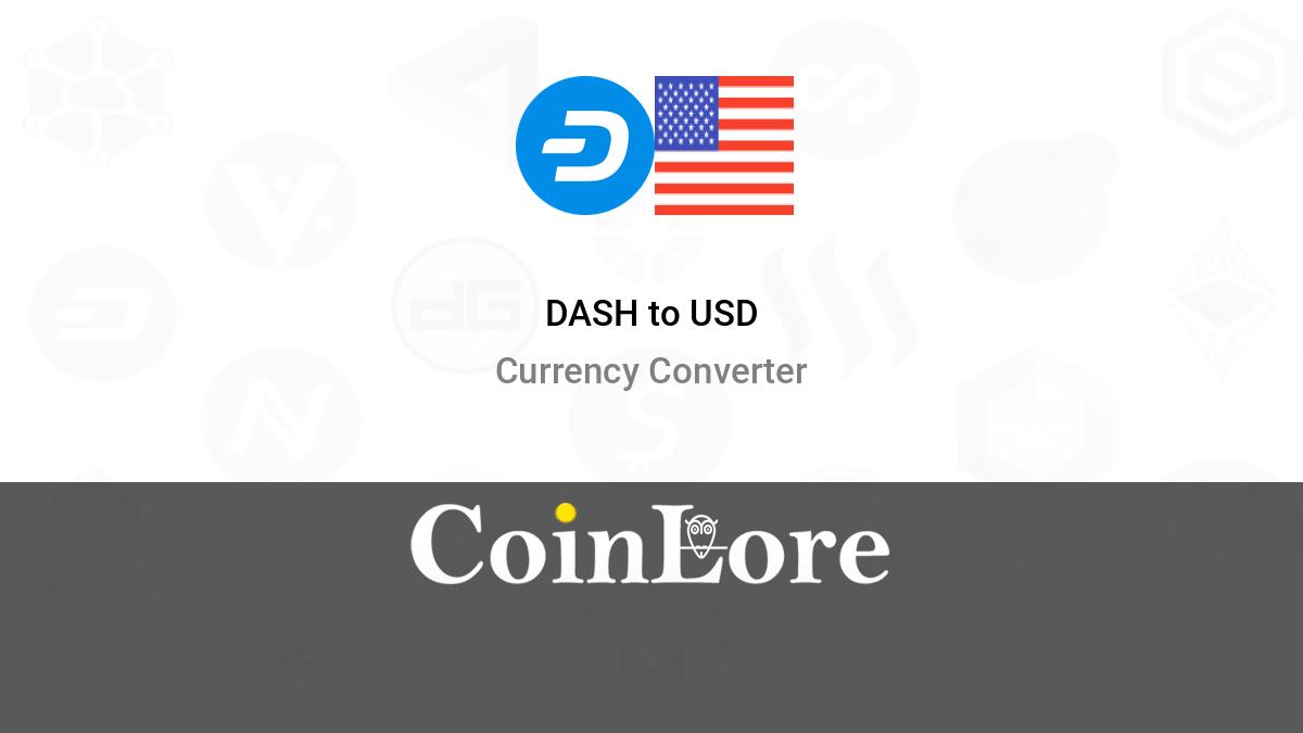 Convert DASH to USD | DASH price in US Dollars | Revolut Australia