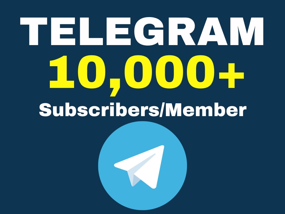 Buy Real Telegram channel members - Telegram promotional Services