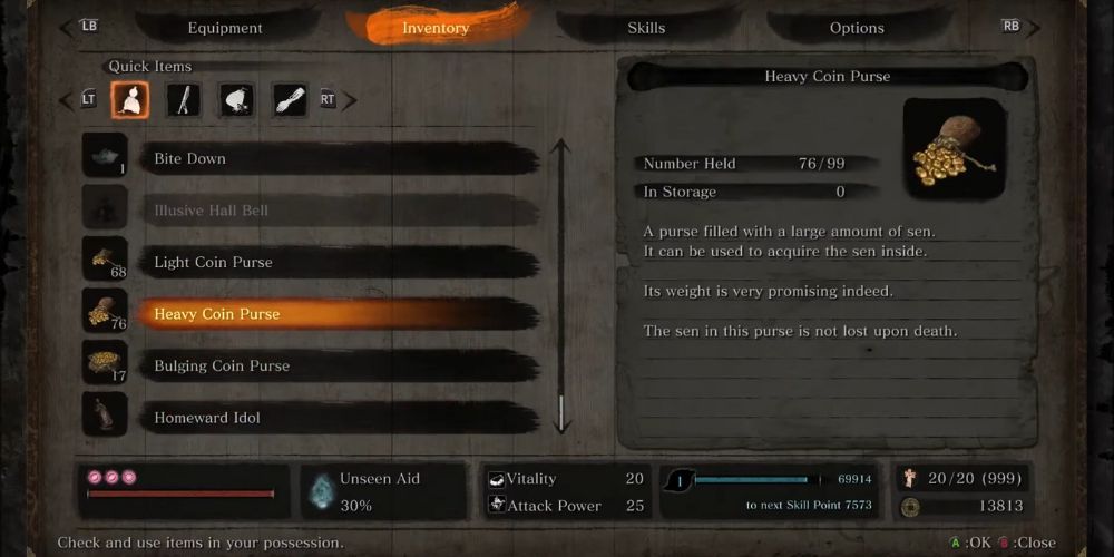 What is the Point of Coin Purse in Sekiro Shadows Die Twice - Hold To Reset