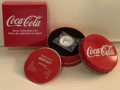 Fiji Coke Coca-Cola Bottle Cap-Shaped 6g Silver Color Proof $1 Co – Iapello Arts & Antiques