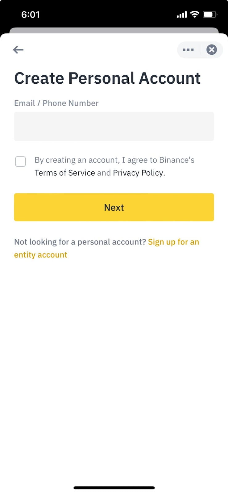 How to Sign Up and Login to a Binance account