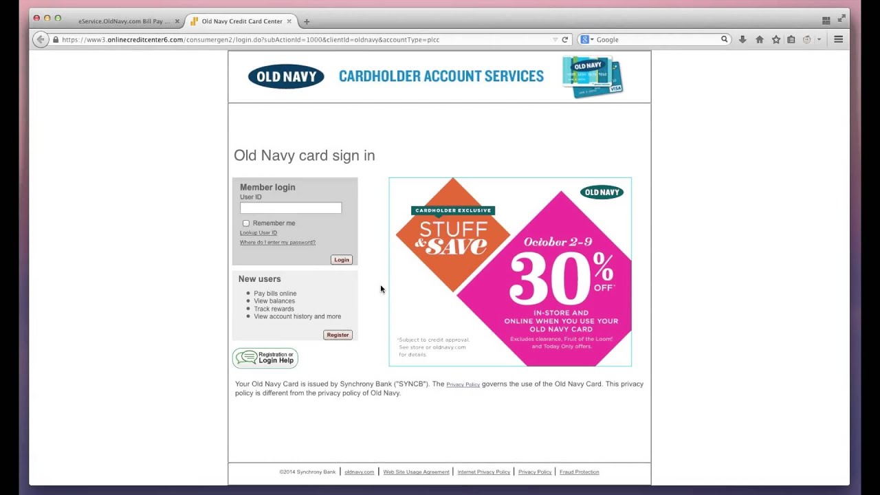 Old Navy Credit Card | Pay Your Bill Online | helpbitcoin.fun