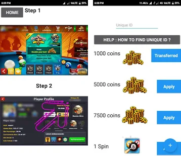 8 Ball Pool Free Coins - My Space Reward