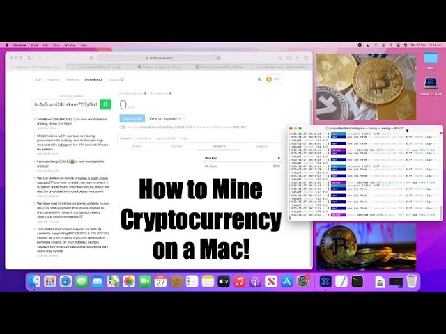 Crypto and Bitcoin mining on Mac in 