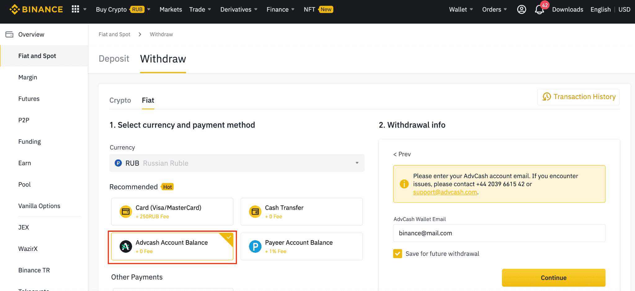 How to Withdraw from Binance to Bank Account? - Coinapult