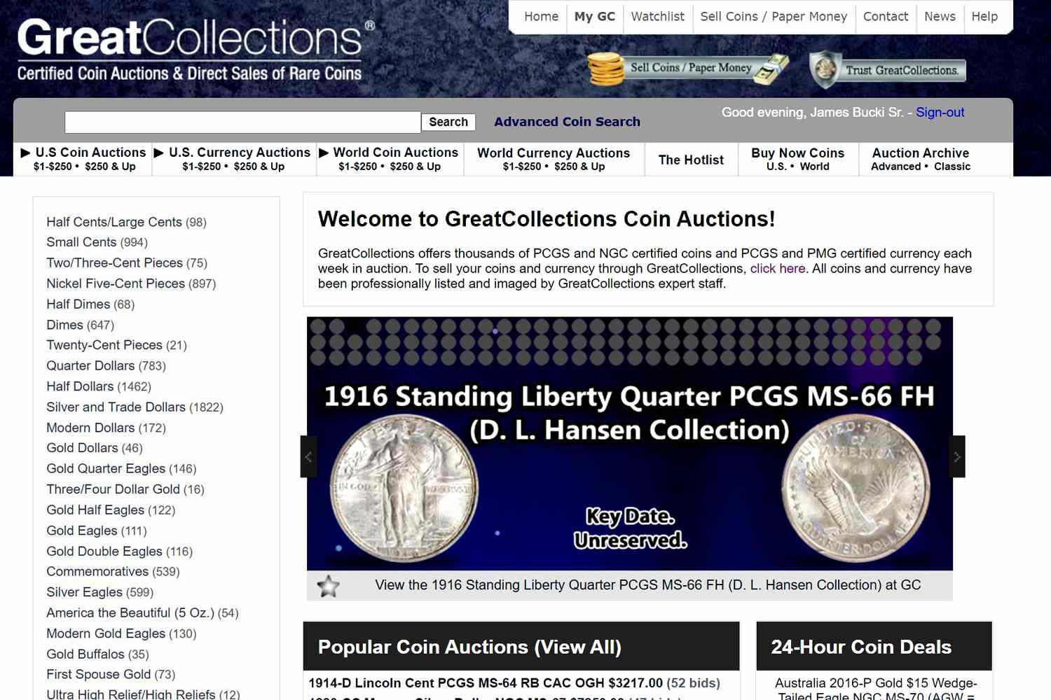 Coin Auctions - Buy Coins at Auction