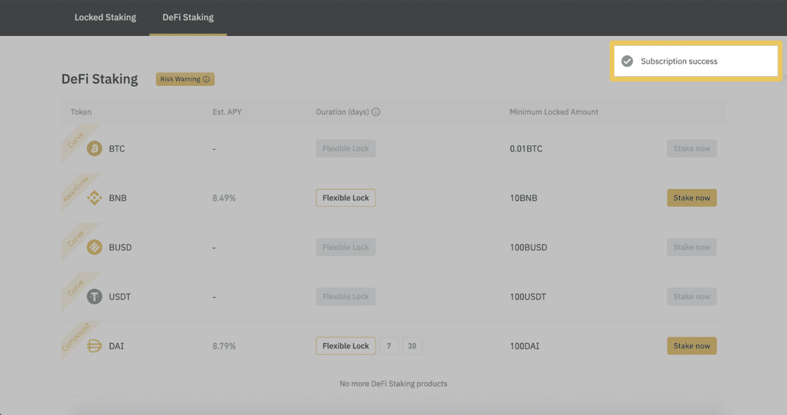 Binance Locked Staking VS Defi Staking and Risks