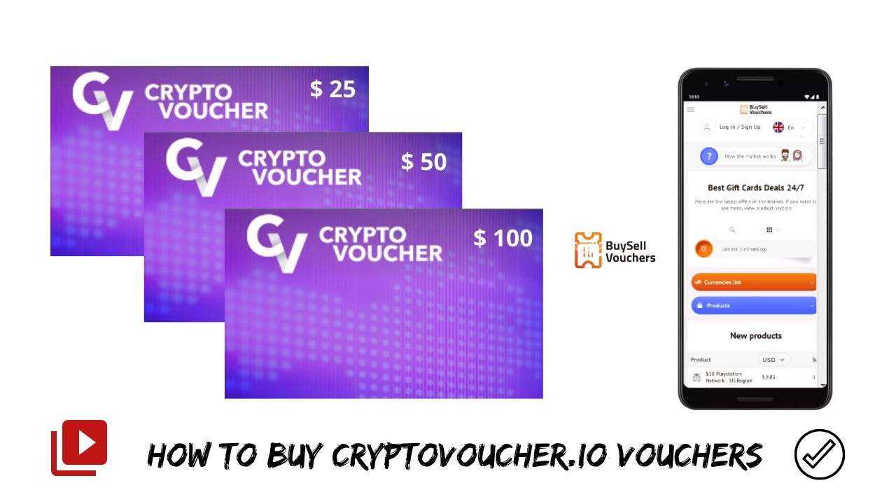 Buy Crypto Voucher Online Instantly | Baxity Store