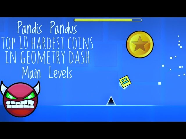 Top 10 Hardest Secret Coins | Geometry Dash Amino