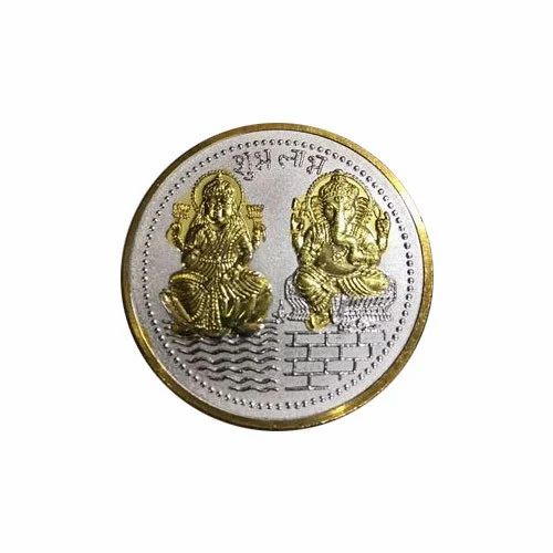 silver coins, ganesh coin, laxmi coin, gold coins,