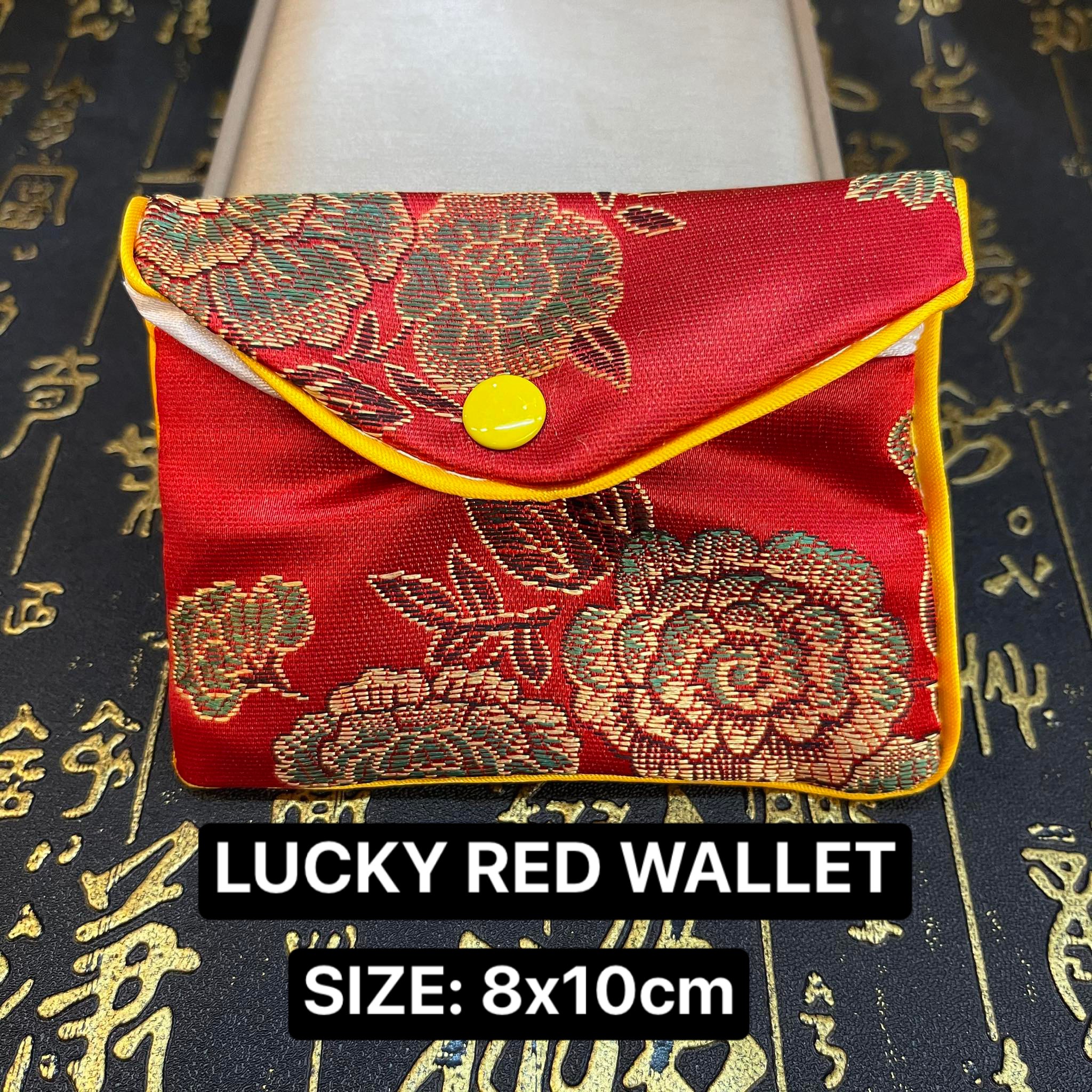 Fengshui Red Pouch Red Wallet For Good Luck and Success | Lazada PH