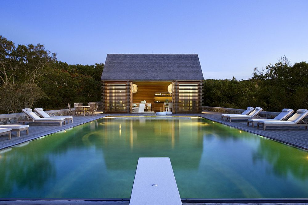 A swimming pool with pool house | Starline Pools