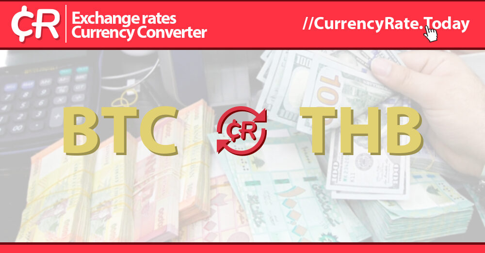 Bitcoin to Thai Baht Conversion | BTC to THB Exchange Rate Calculator | Markets Insider