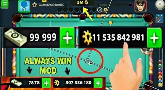 Download 8 Ball Pool (MOD, Long Lines) APK for android