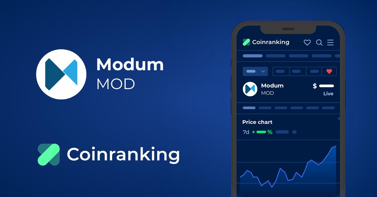 1 MOD to USDT Exchange Rate Calculator: How much Tether is 1 Modum?