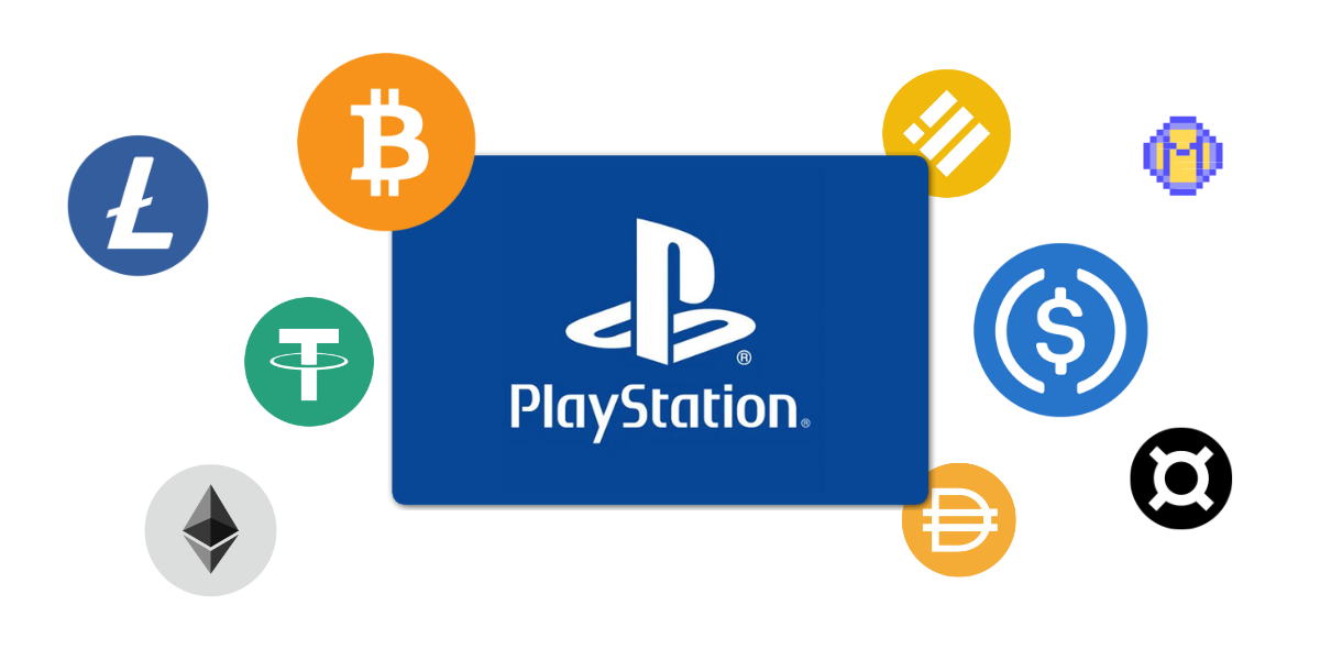 Buy Bitcoin, Ethereum with PlayStation Network Gift Card