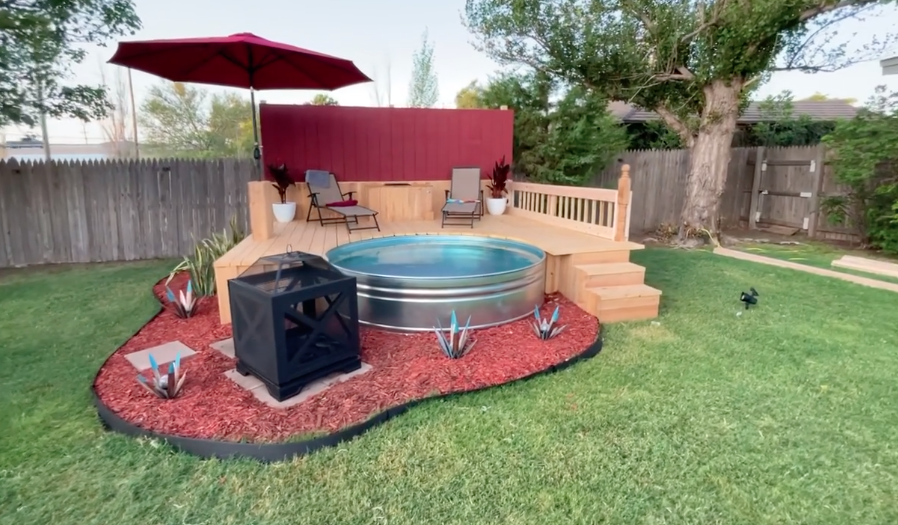 Hot Tub DIY From A Stock Tank Pool