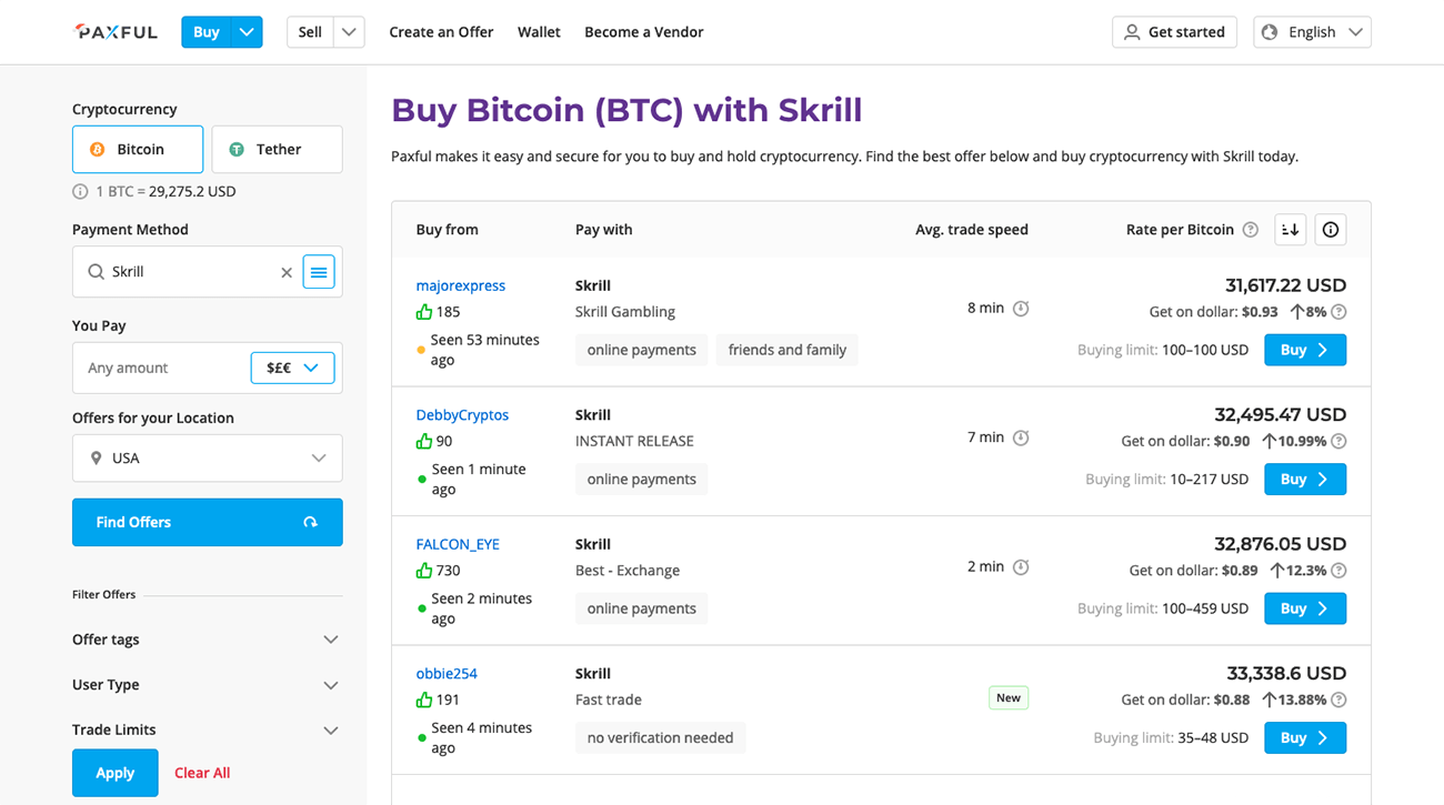 Crypto withdrawal | Withdraw to Bitcoin | Skrill