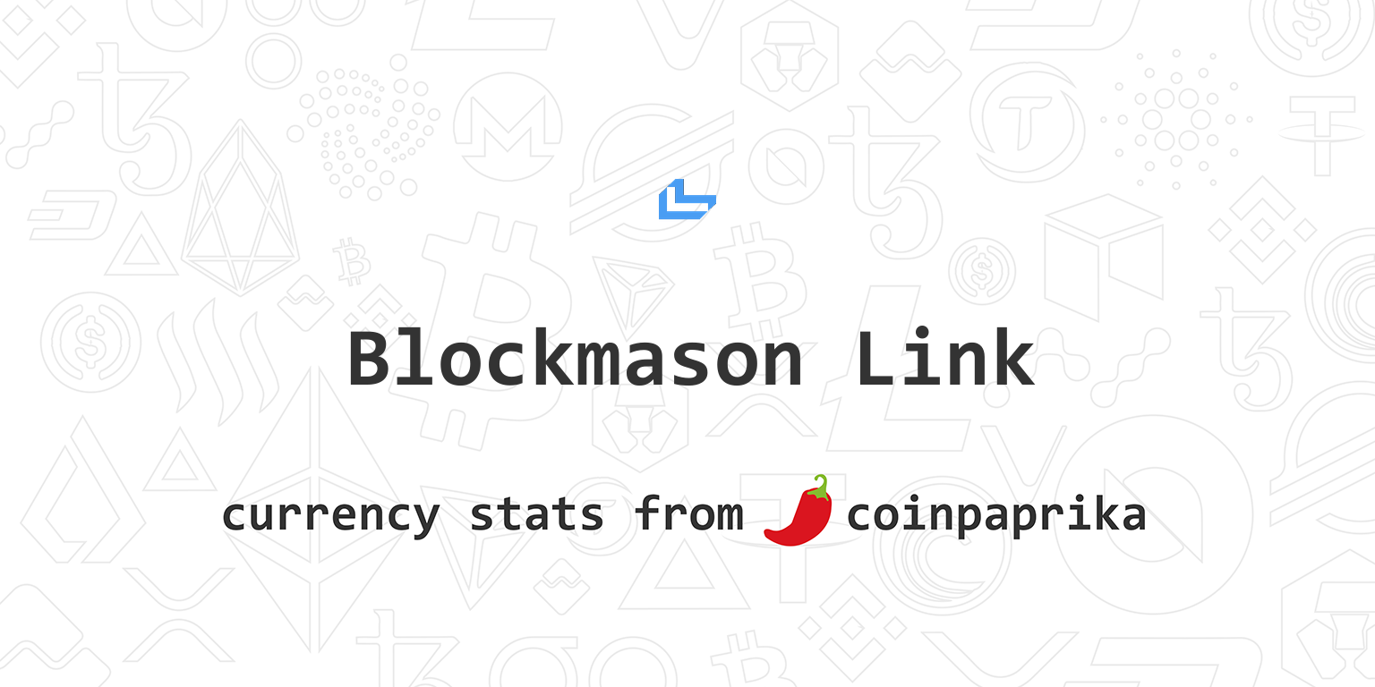 Blockmason Link Price Today - BLINK to US dollar Live - Crypto | Coinranking