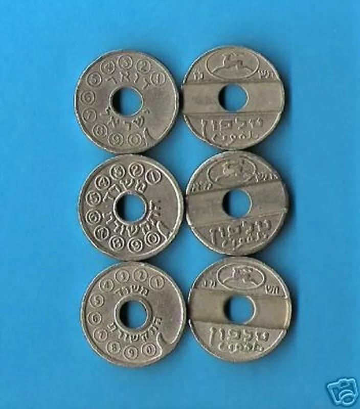 Israel Telephone tokens | invaluabl helpbitcoin.fun uction-lot/c-… | Flickr