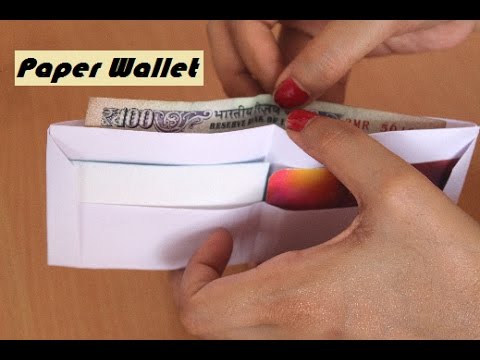 How to Make a Slim Paper Wallet at Home - Green Banana Paper