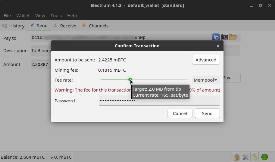 How to send bitcoins using Electrum – Bitcoin Electrum