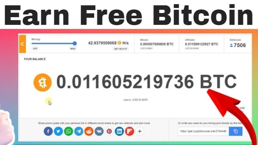 Earn Bitcoin For Free in - CoinCodeCap