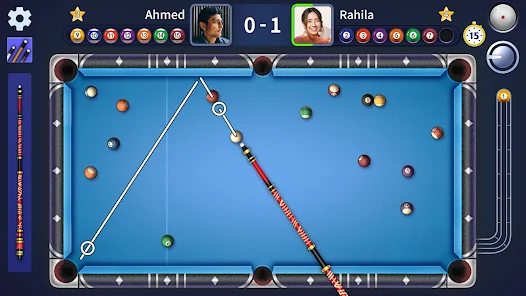 8 Ball Pool MOD APK Long Line, Auto Win, menu - Free Download