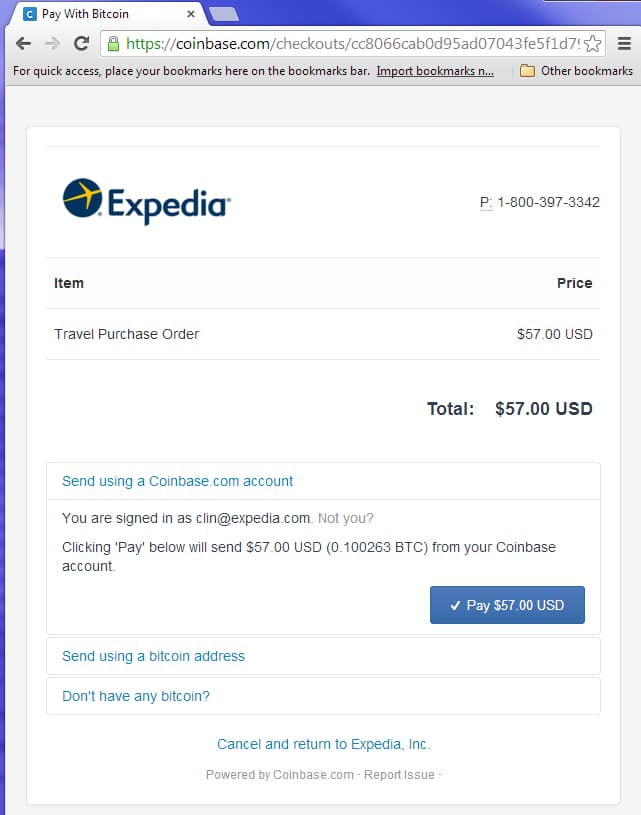 Expedia - CoinDesk