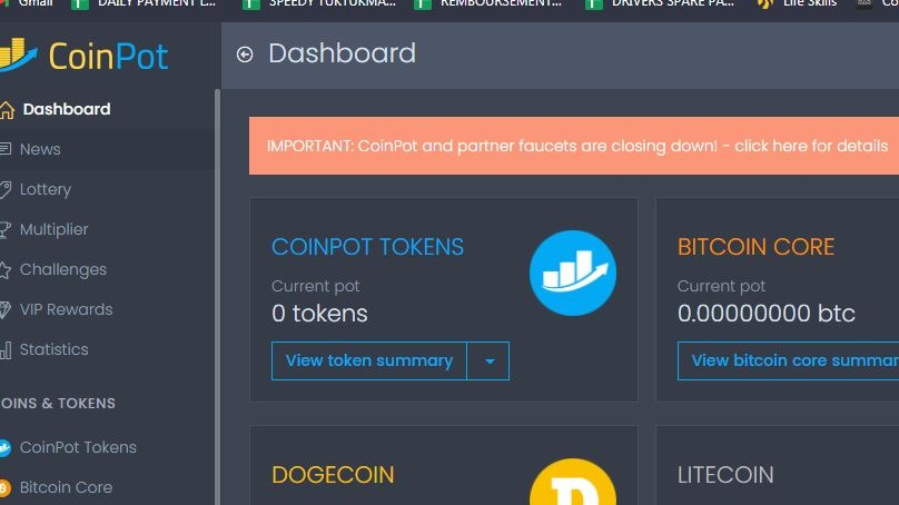 Coinpot | Free Cryptocurrency