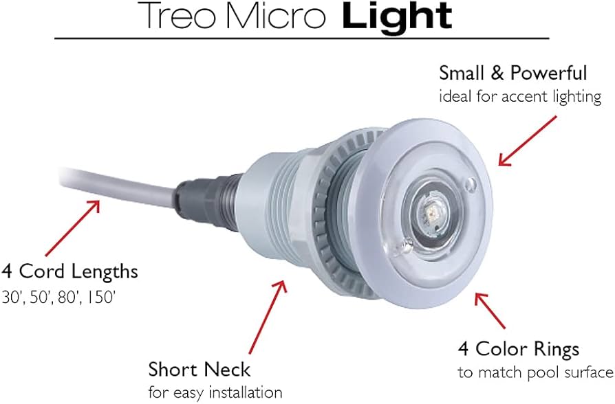 S.R. Smith FLED-TM-C 12V & 2W Treo Micro LED Pool Palestine | Ubuy