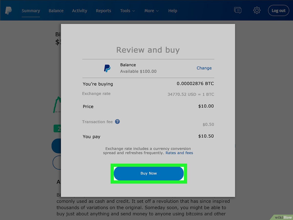 Exchange Bitcoin to PayPal