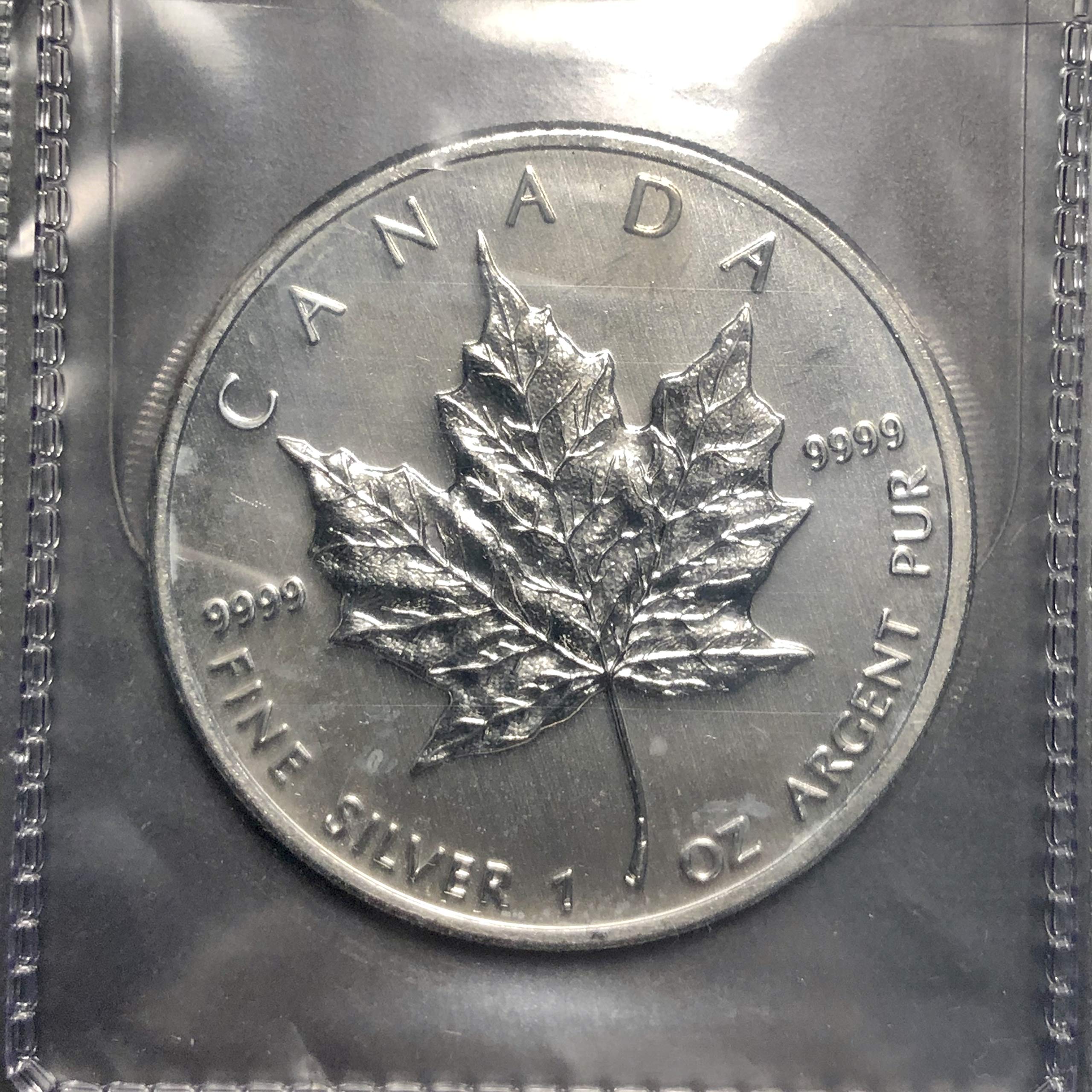 1 oz Canadian Maple Leaf Silver Coin | Tavex investment Silver & Gold