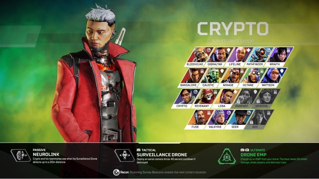 Crypto, The Sentinel D'Apex Legends - Apex Legends