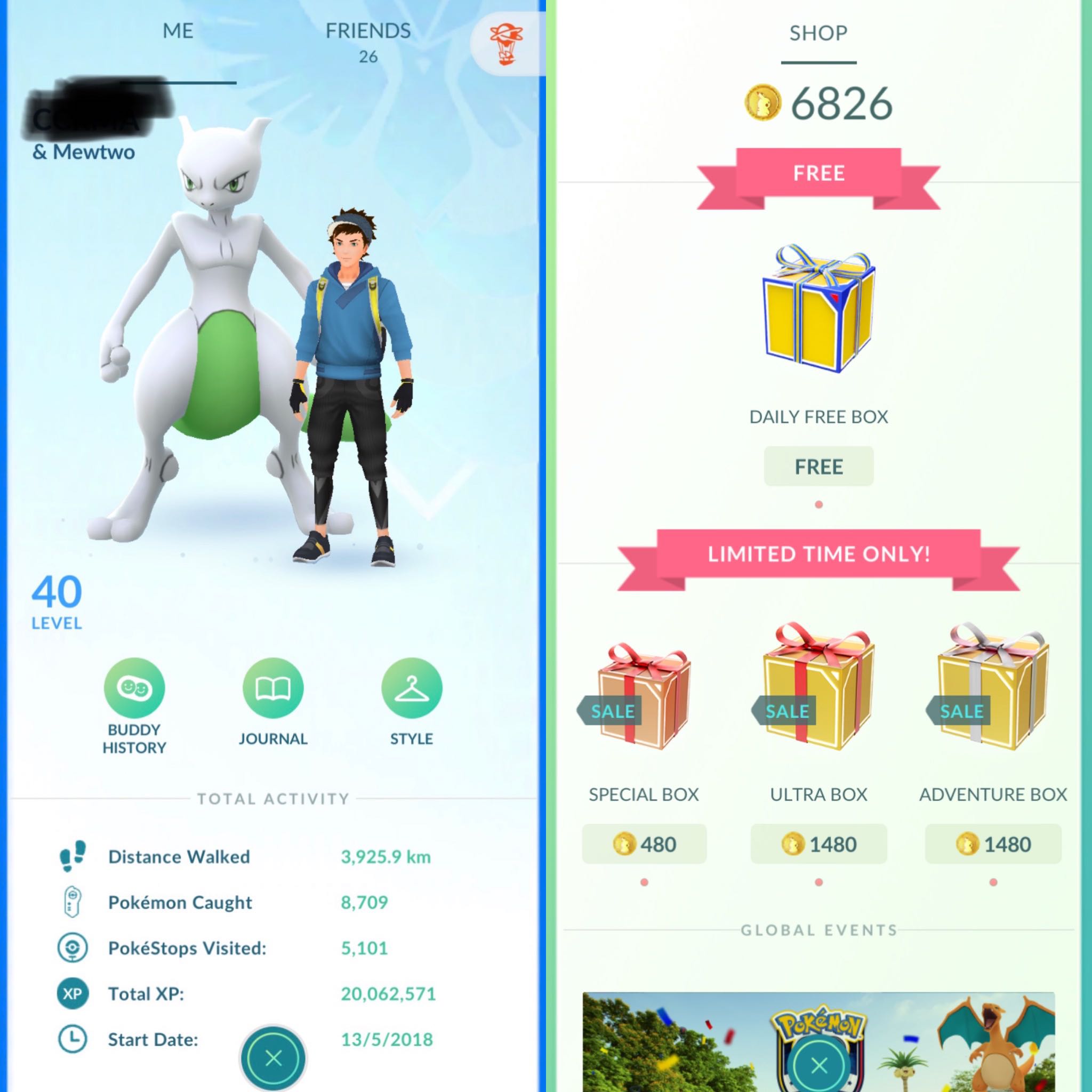 Level 40+ Accounts - POGOAccz