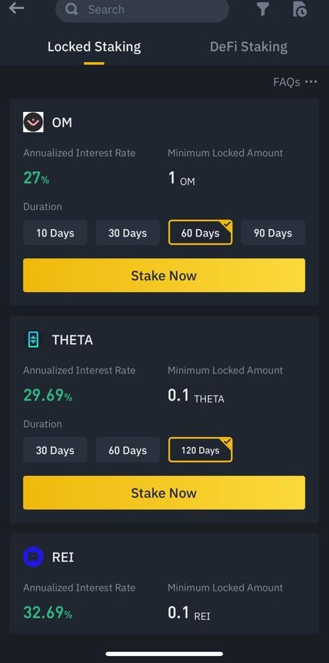 Binance Locked Staking VS Defi Staking and Risks