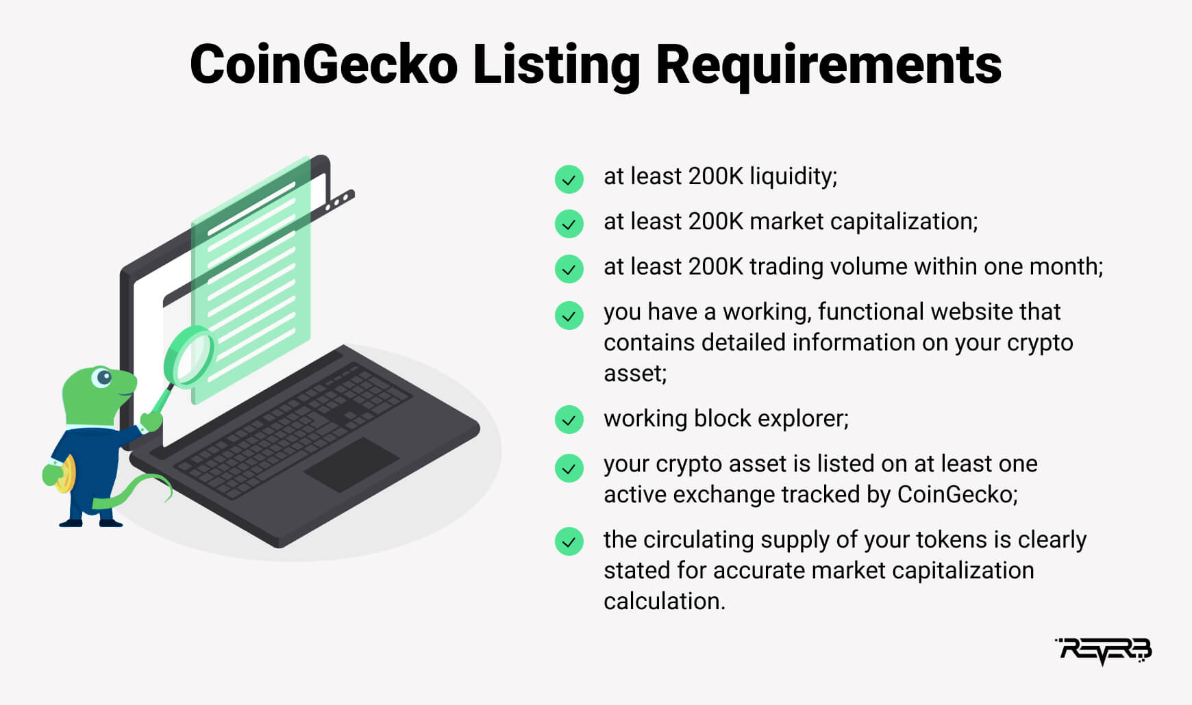 How To Get Listed On CoinGecko: Fast-Track Token Listing | REVERB