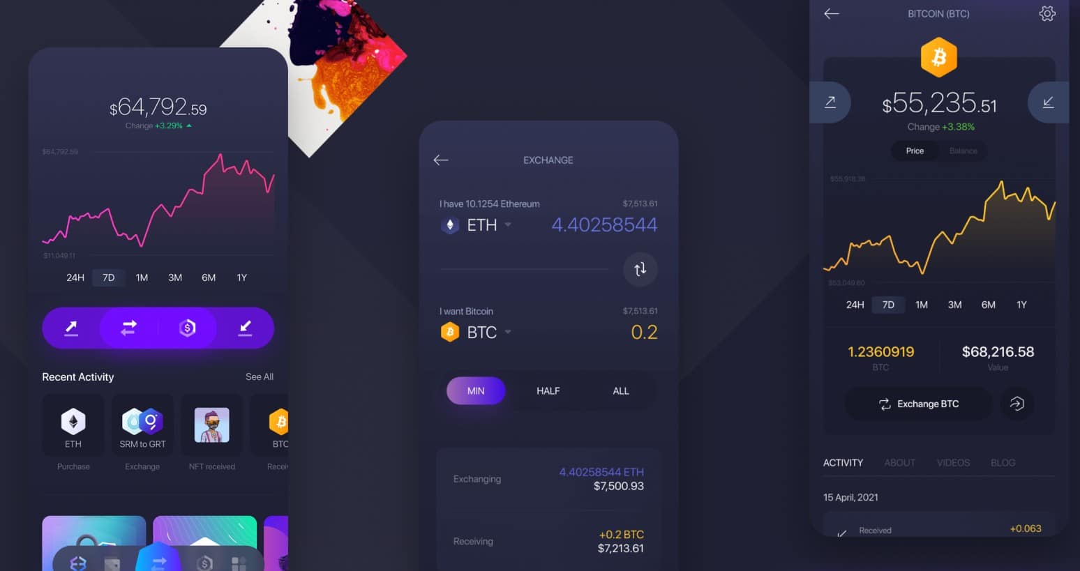 How to build an app like Exodus cryptocurrency wallet?