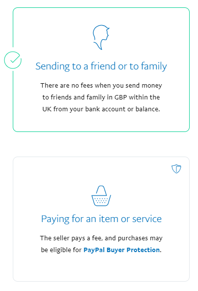 Why can I no longer send friends and family payments to Business accounts? | PayPal US
