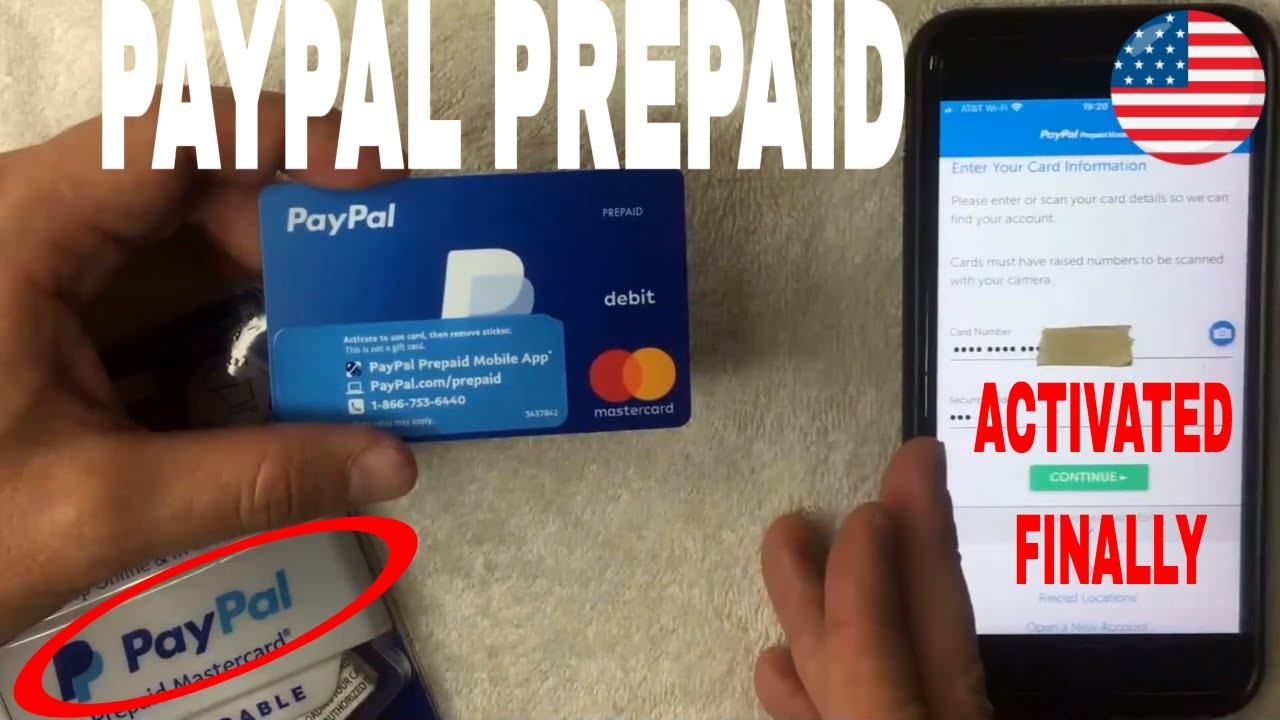 How do I register my PayPal Prepaid Mastercard® to my PayPal Account? | PayPal US