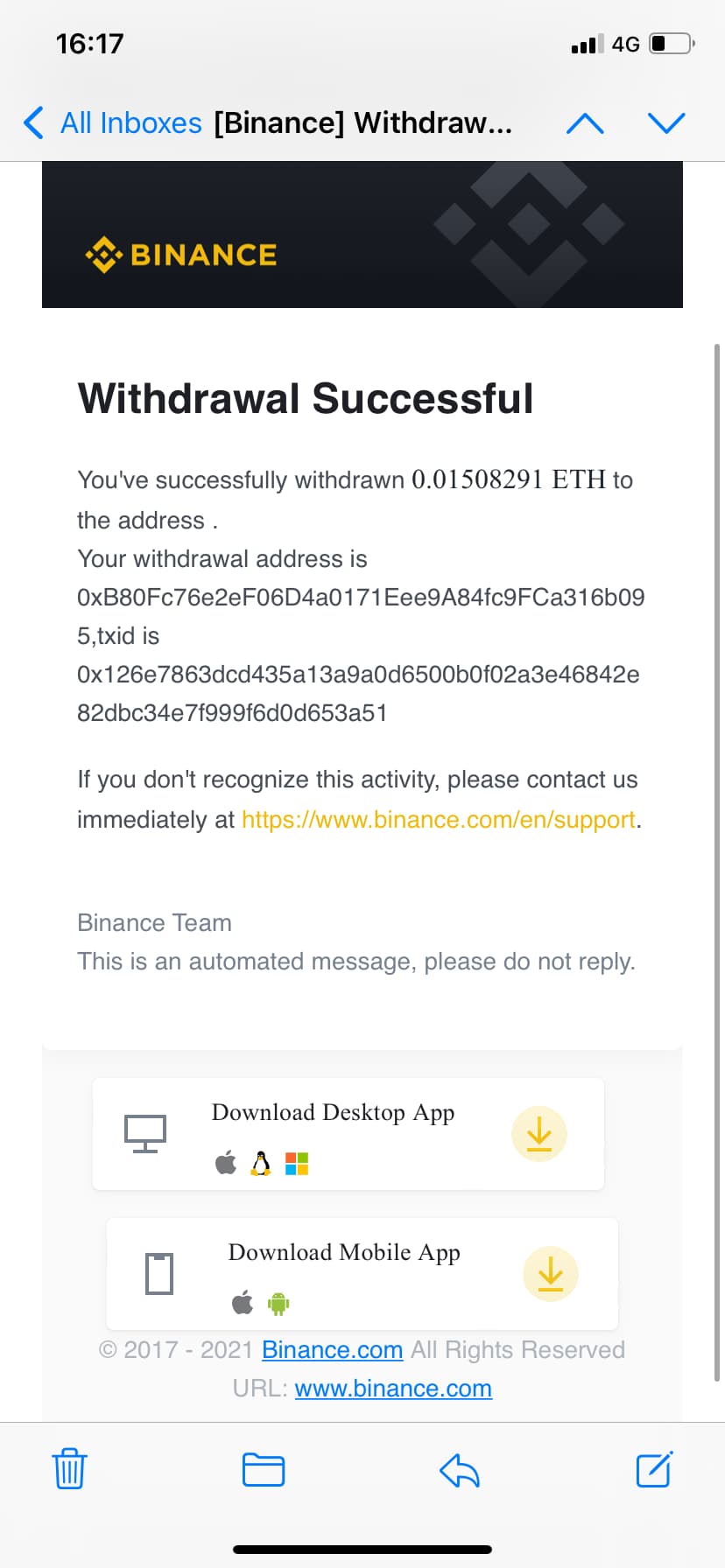 How to Transfer ETH from Binance to Trust Wallet - DC