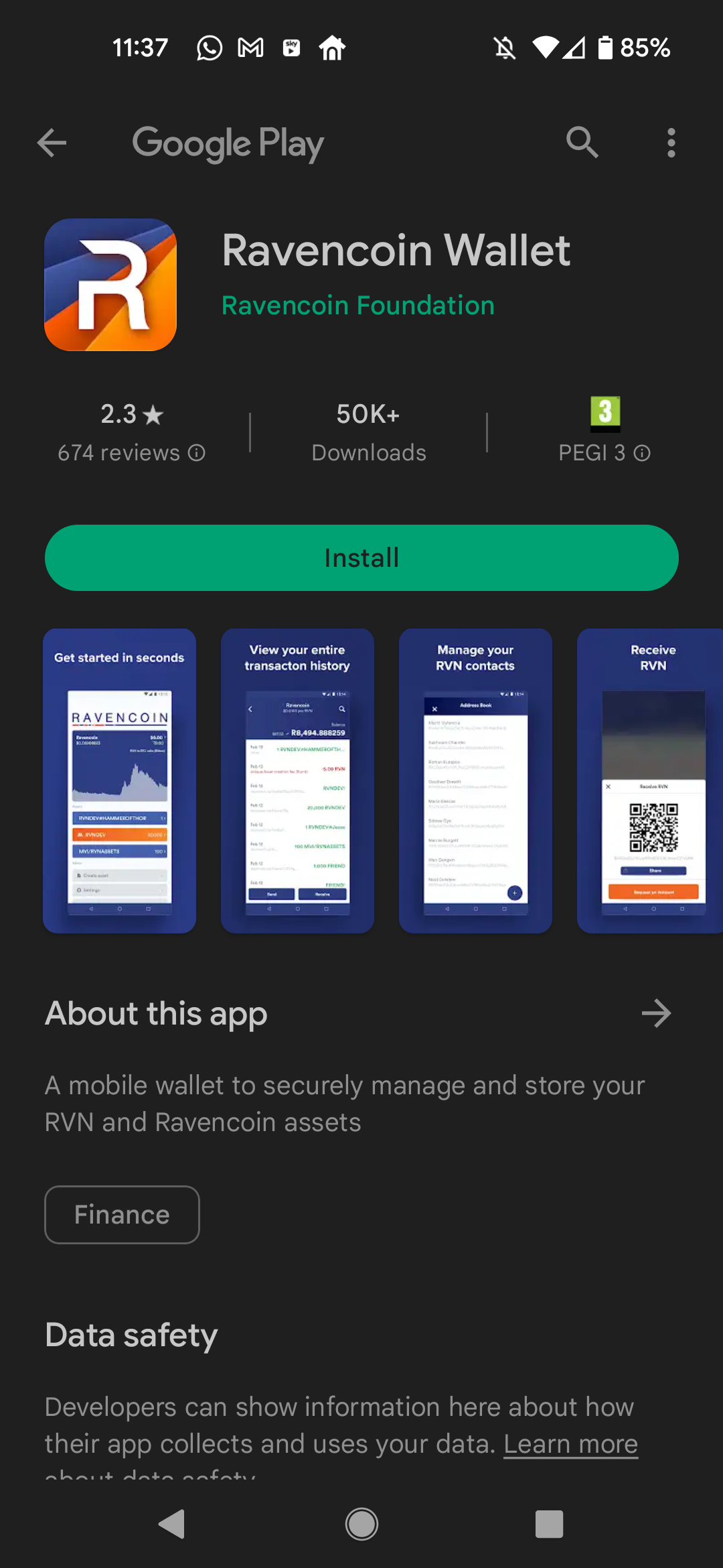 RVN Wallet Classic APK (Android App) - Free Download