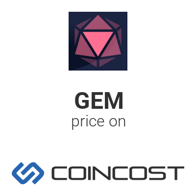 Gems price today, GEM to USD live price, marketcap and chart | CoinMarketCap