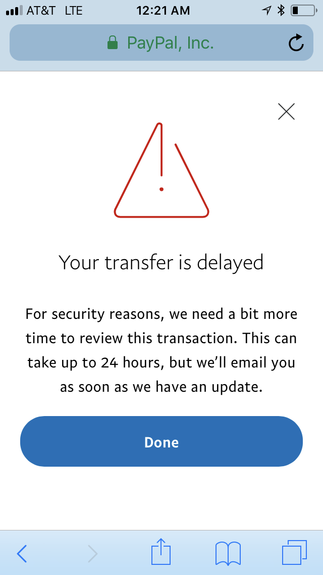 Why is the money I sent on hold? | PayPal US