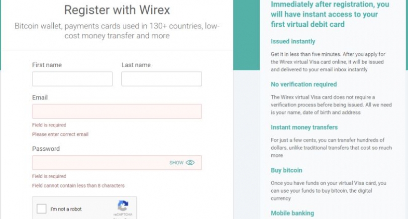 Wirex Card Review Fees & Limits - hi