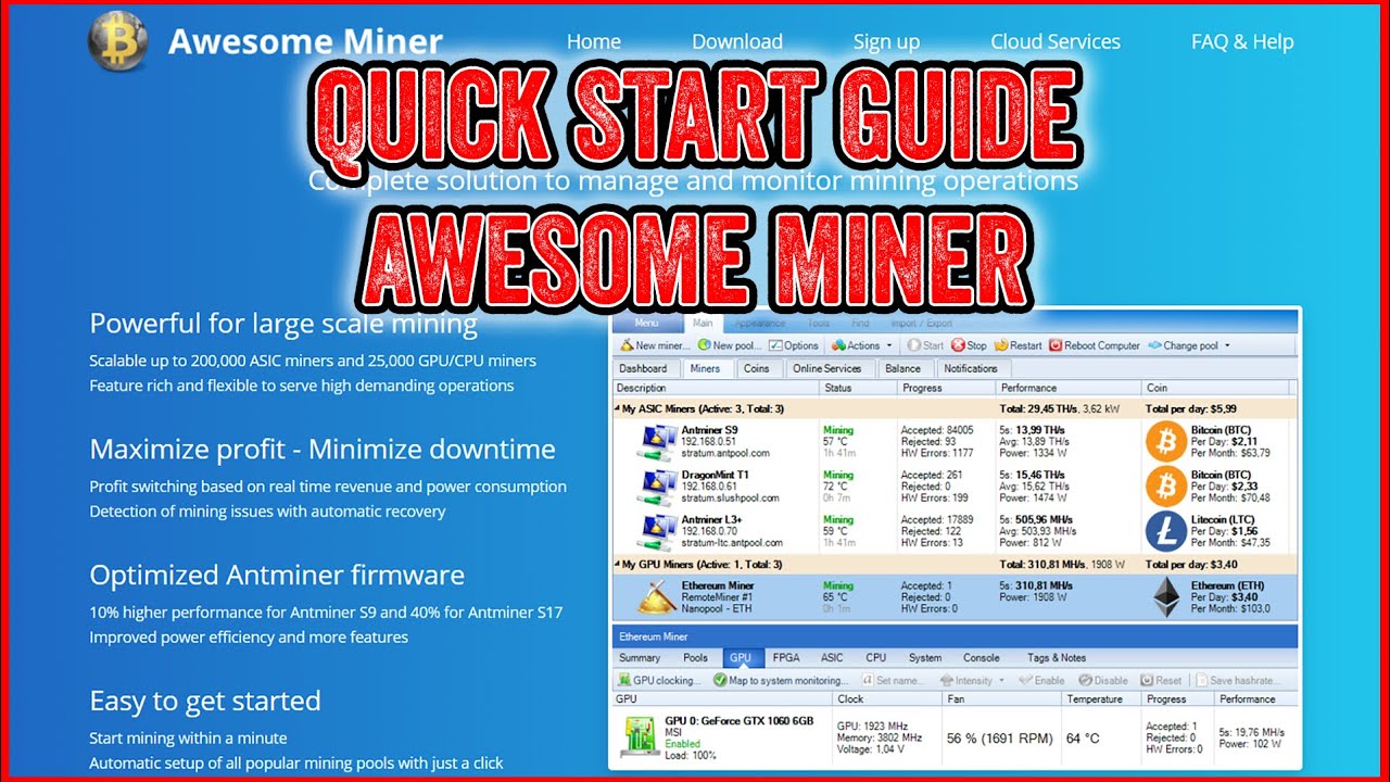 Awesome Miner Pricing & Reviews | helpbitcoin.fun
