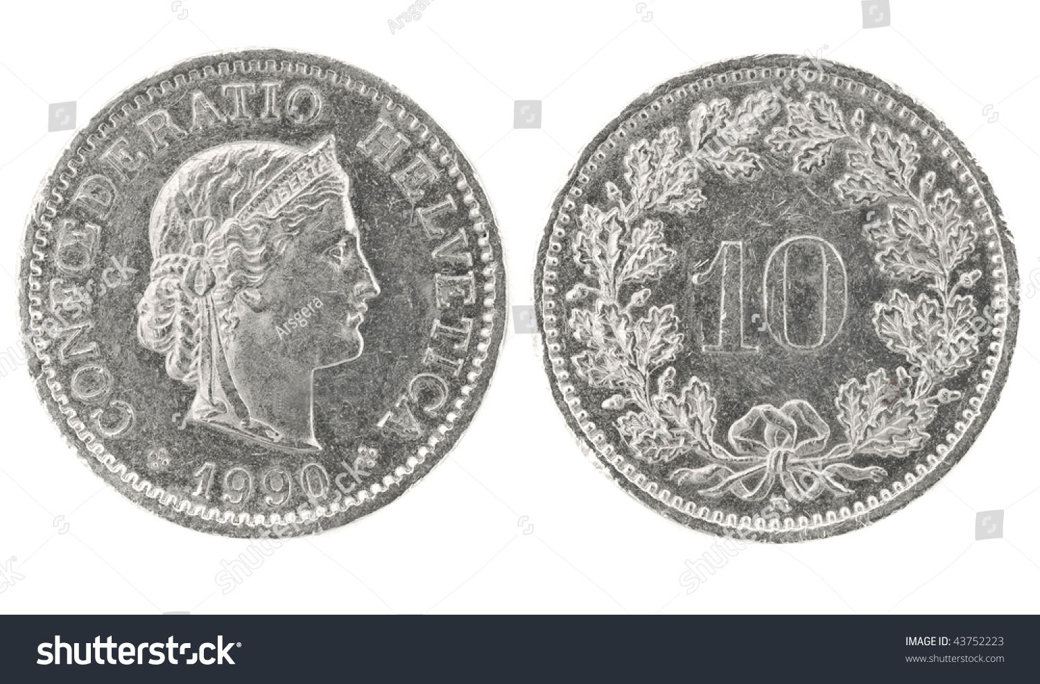 Coin, 1/4 Swiss Francs Confoederatio Helvetica , Silver (Art) - Granith