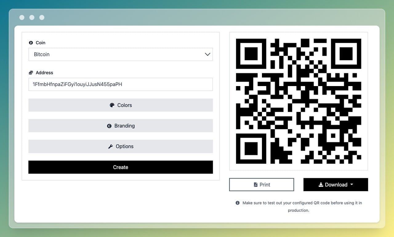 QR Code Generator - BitcoinWiki