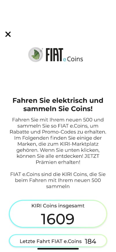 Fiat introduces cryptocurrency reward scheme for eco-minded electric drivers | Electrifying