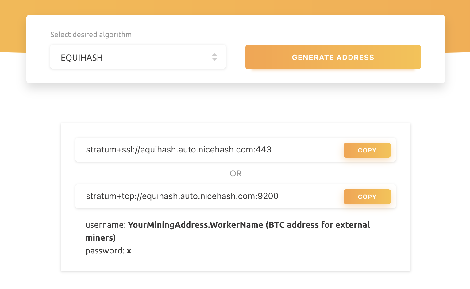 Stratum Generator | NiceHash